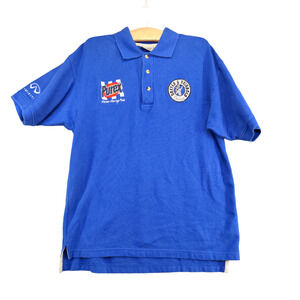 White Mountain Traders Men's Polo Shirt Blue Medium Dreyer Reinbold Infiniti